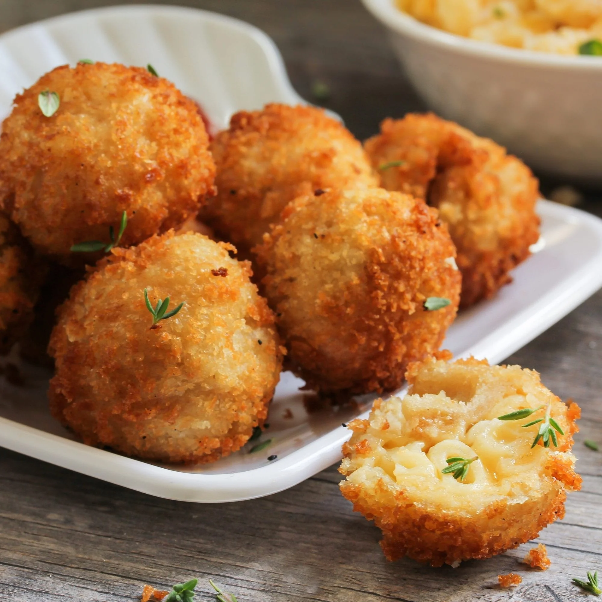 Lobster Mac & Cheese Croquette