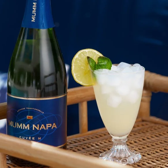 Sparkling Lemonade With Mumm Sparkling Cuvée M