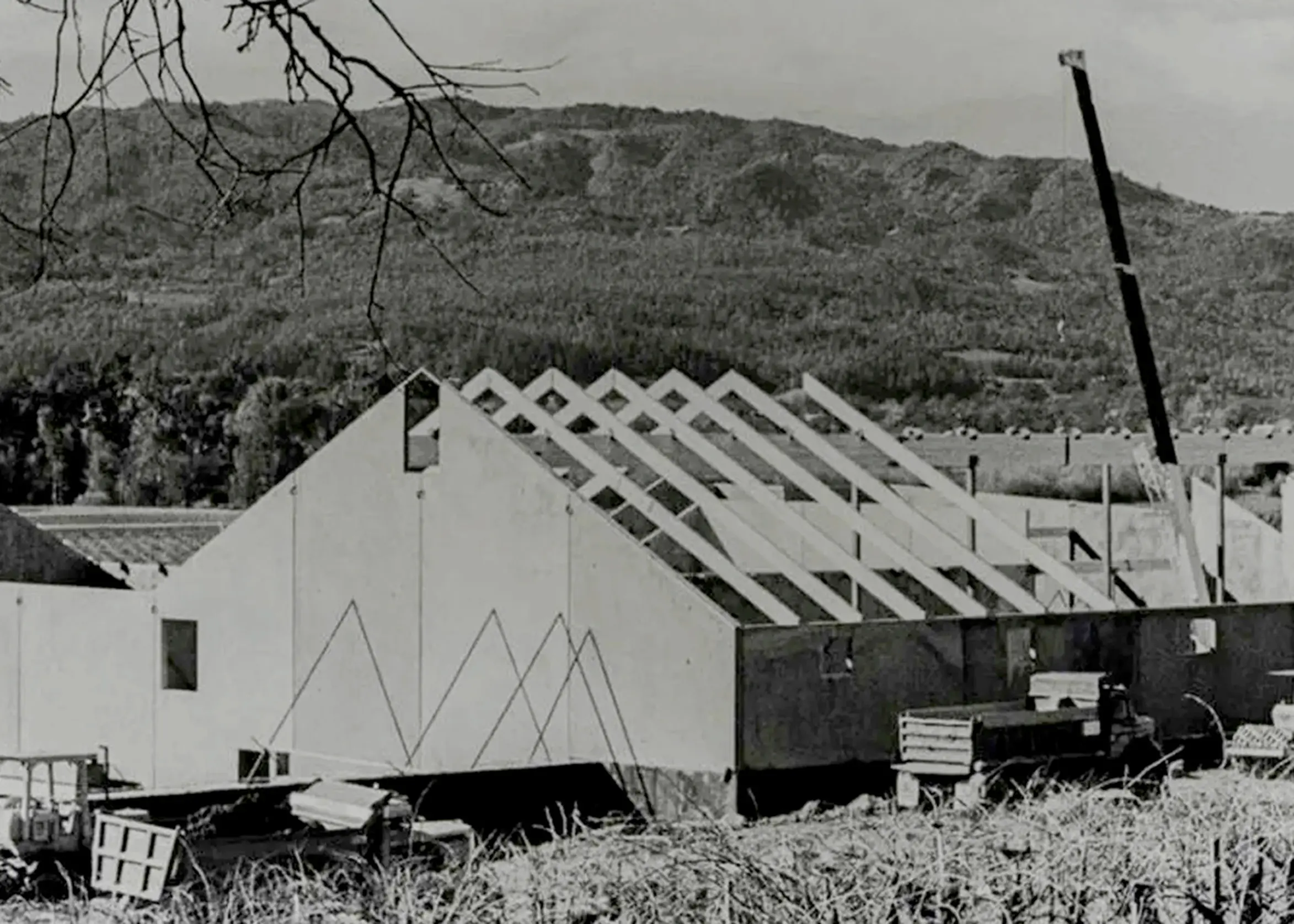 Mumm Napa Winer's Story - Construction of the winery in 1970s